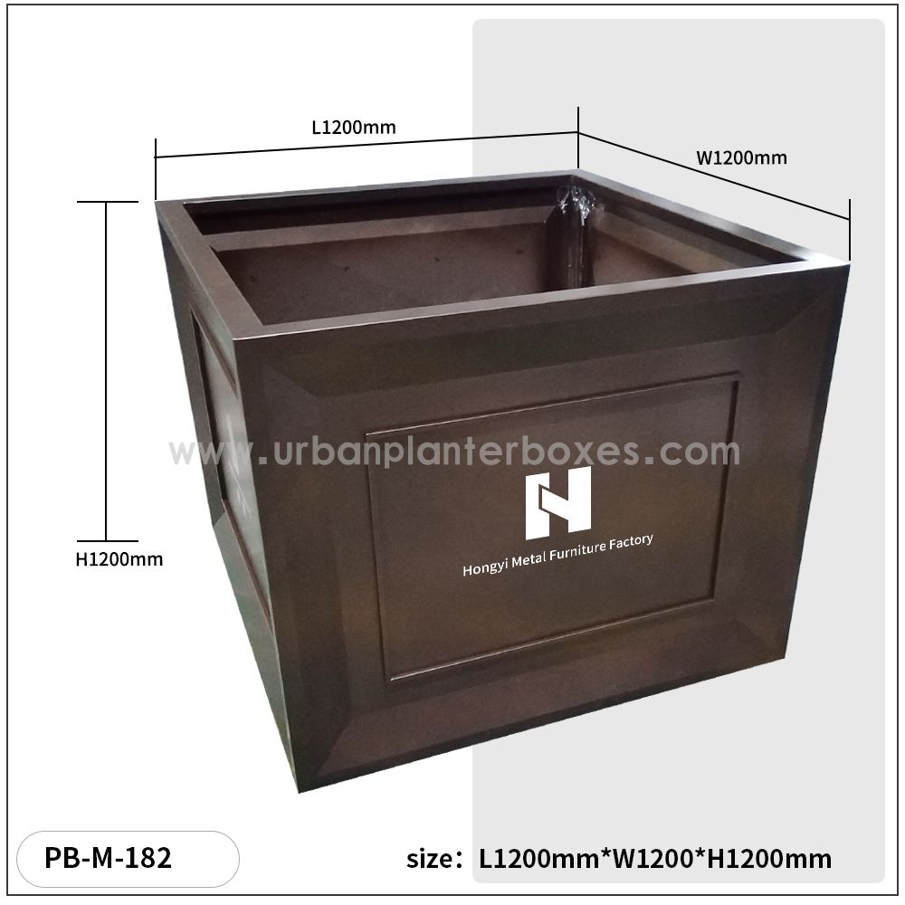 PB-M-182 metal planter box